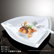 popular fine white ceramic plate